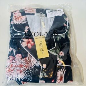 Ekouaer Floral Pajama Set